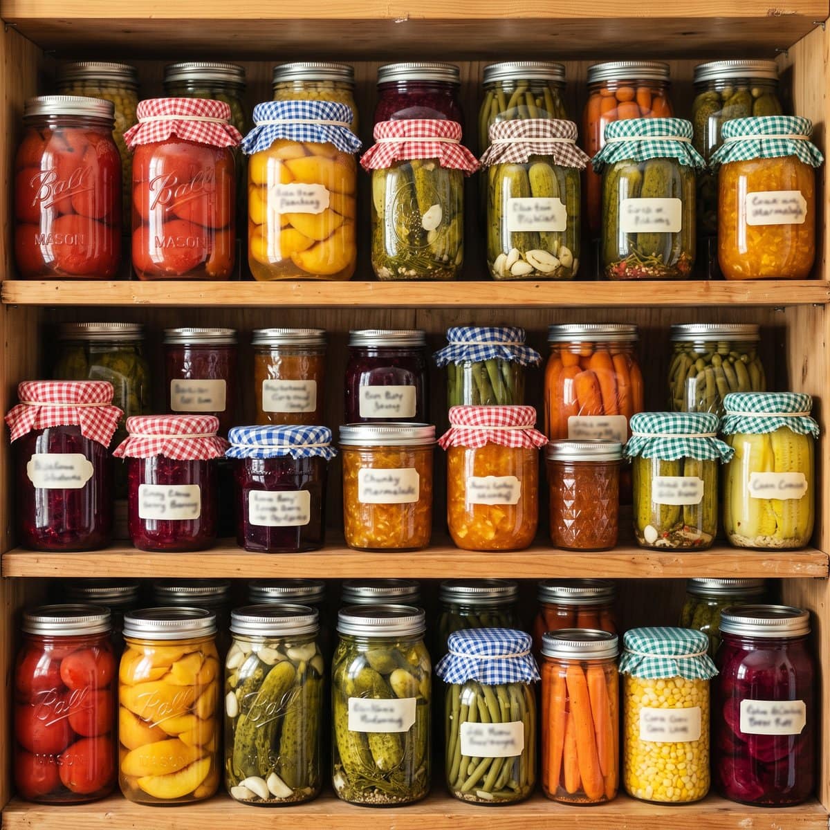 Puzzle image: Preserves Shelf Sliding Puzzle