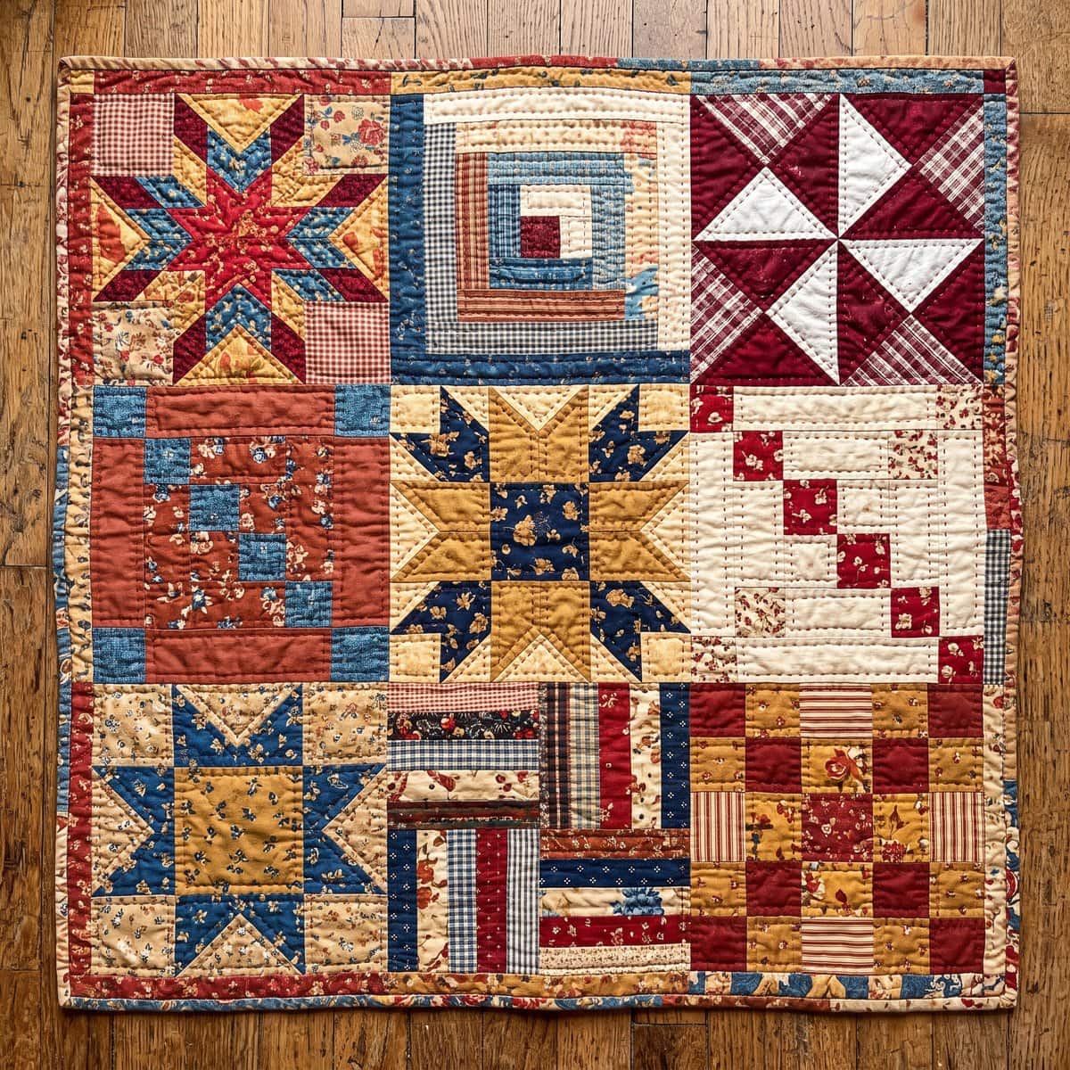 Puzzle image: Quilt Blocks Sliding Puzzle