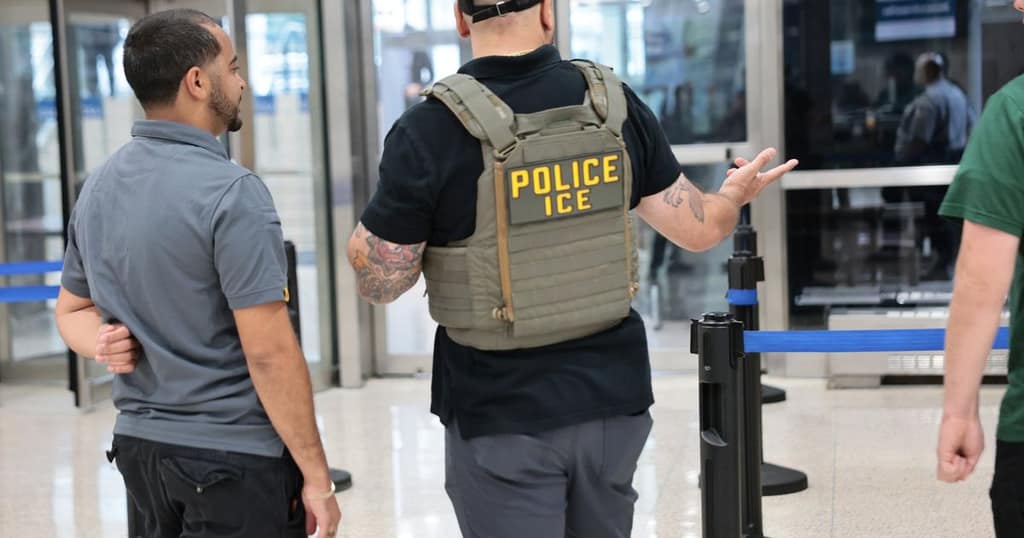 Secretary Of Homeland Security Markwayne Mullin Discusses Recent ICE Operations In NYC