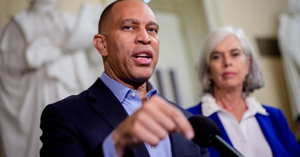 House Democratic Leadership Speak To The Press On Capitol Hill