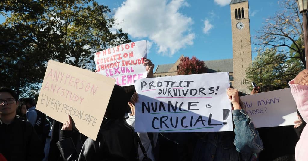 Cornell Students Protest University's Handling Of Sexual Assault Case