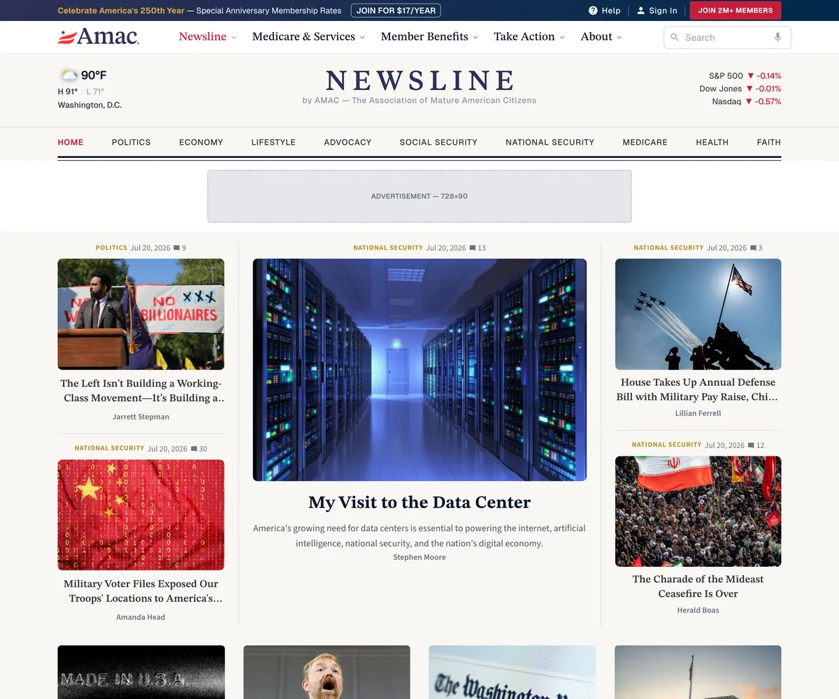 The new AMAC Newsline