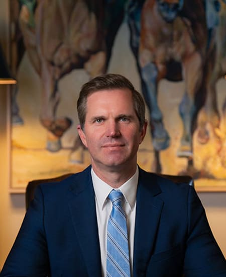Official portrait of Andy Beshear