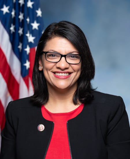 Official portrait of Rashida Tlaib