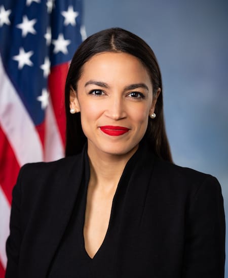 Official portrait of Alexandria Ocasio-Cortez