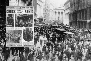 The stock market crash of 1929