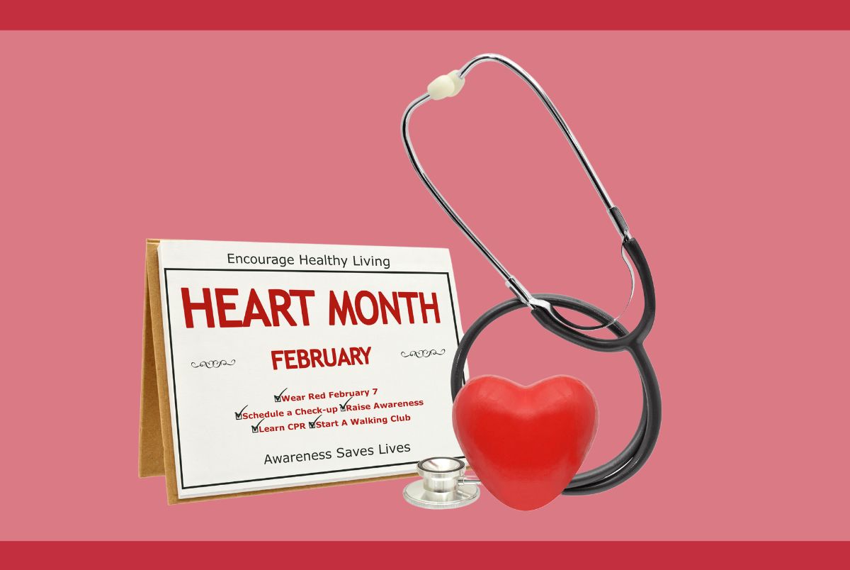 american heart month wear red for women and heart disease awareness