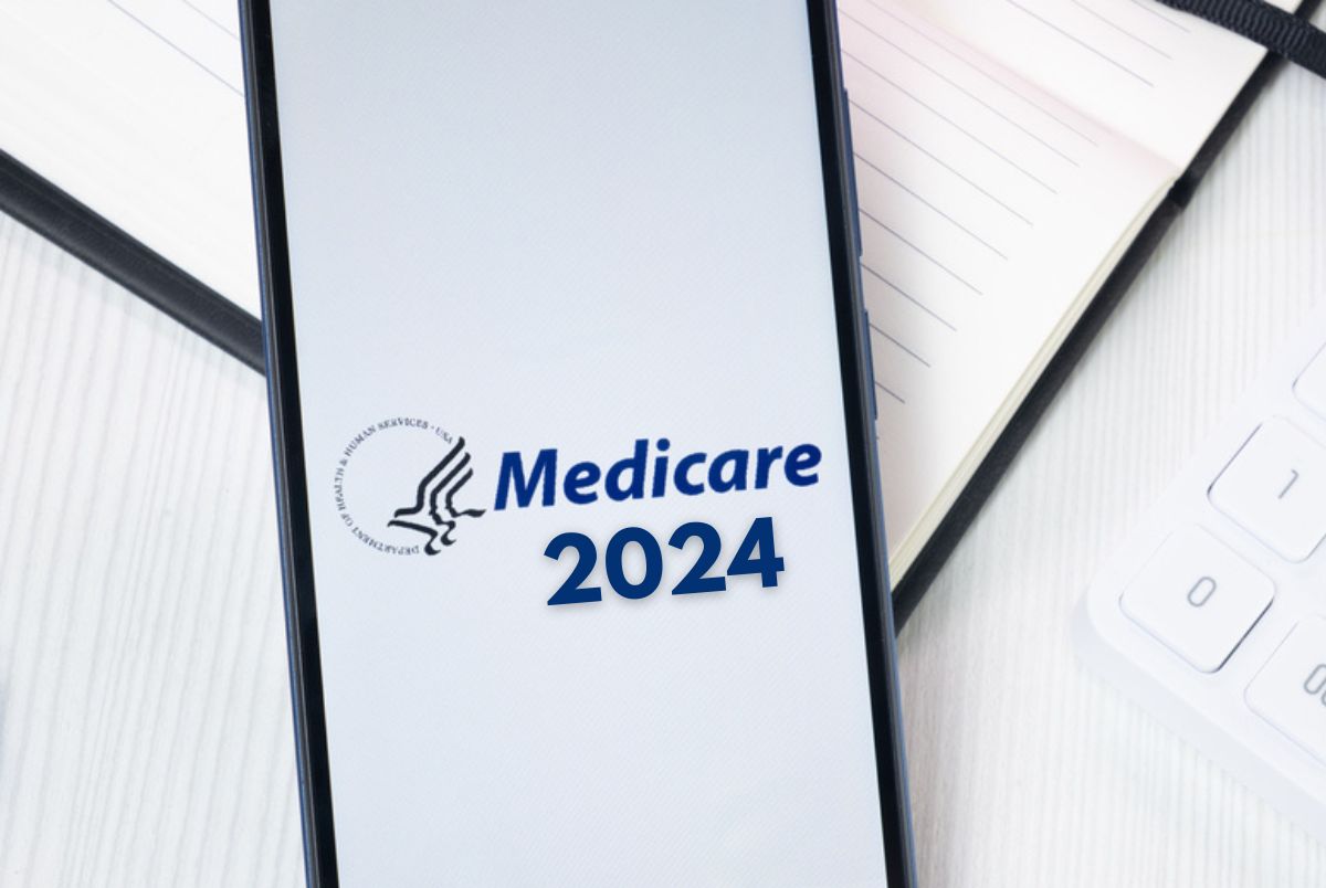 medicare logo and the year 2024